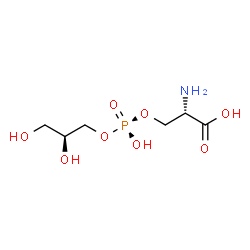 ChemSpider 2D Image | L-ALPHA-GLYCEROPHOSPHORYLSERINE | C6H14NO8P