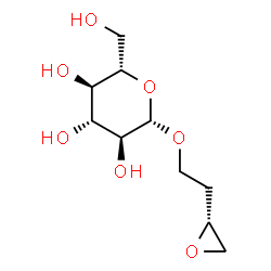 ChemSpider 2D Image | 3,4-EPOXYBUTYL-ALPHA-D-GLUCOPYRANOSIDE | C10H18O7