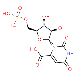 ChemSpider 2D Image | OROTIDINE-5'-MONOPHOSPHATE | C10H13N2O11P