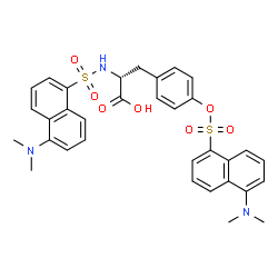 ChemSpider 2D Image | N,O-didansyl-L-tyrosine | C33H33N3O7S2