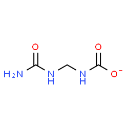 ChemSpider 2D Image | [(Carbamoylamino)methyl]carbamate | C3H6N3O3