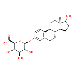 ChemSpider 2D Image | 17alpha-estradiol 3-glucosiduronate | C24H31O8