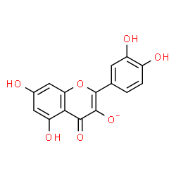 ChemSpider 2D Image | quercetin-3-olate | C15H9O7