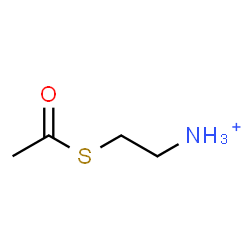 ChemSpider 2D Image | 2-(Acetylsulfanyl)ethanaminium | C4H10NOS