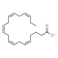 ChemSpider 2D Image | (5Z,8Z,11Z,14Z,17Z)-5,8,11,14,17-Icosapentaenoate | C20H29O2