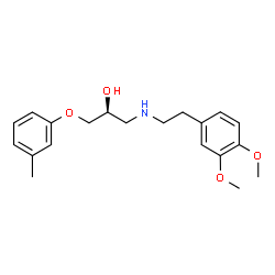 ChemSpider 2D Image | (S)-bevantolol | C20H27NO4