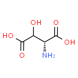 ChemSpider 2D Image | 3-Hydroxy-D-aspartic acid | C4H7NO5