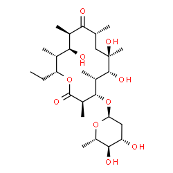 ChemSpider 2D Image | 3-O-(alpha-L-olivosyl)erythronolide B | C27H48O10