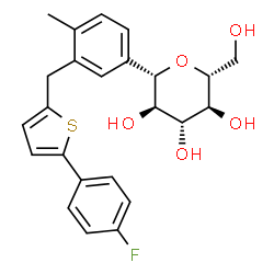 ChemSpider 2D Image | Canagliflozin | C24H25FO5S