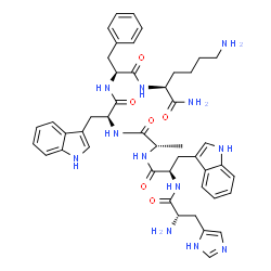 ChemSpider 2D Image | GHRP-6 | C46H56N12O6