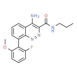 ChemSpider 2D Image | AZD-7325 | C19H19FN4O2