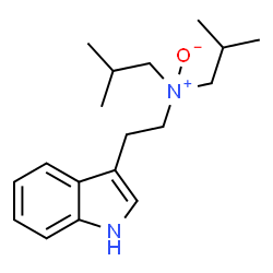 ChemSpider 2D Image | [2-(1H-Indol-3-yl)ethyl]diisobutylamine oxide | C18H28N2O