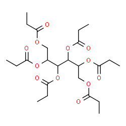 ChemSpider 2D Image | 1,2,3,4,5,6-Hexa-O-propionylhexitol | C24H38O12