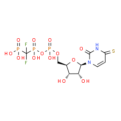 ChemSpider 2D Image | PSB1114 | C10H15F2N2O13P3S
