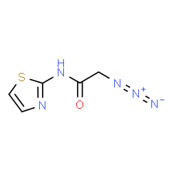 ChemSpider 2D Image | 2-Azido-N-(1,3-thiazol-2-yl)acetamide | C5H5N5OS