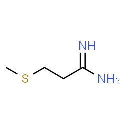 ChemSpider 2D Image | 3-(Methylsulfanyl)propanimidamide | C4H10N2S
