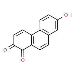 ChemSpider 2D Image | 7-Hydroxy-1,2-phenanthrenedione | C14H8O3