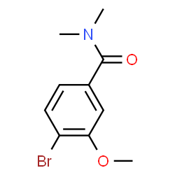 ChemSpider 2D Image | 4-Bromo-3-methoxy-N,N-dimethylbenzamide | C10H12BrNO2