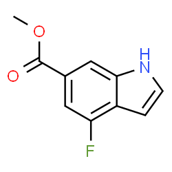 ChemSpider 2D Image | Methyl 4-fluoro-1H-indole-6-carboxylate | C10H8FNO2