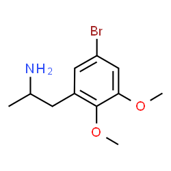 ChemSpider 2D Image | 1-(5-Bromo-2,3-dimethoxyphenyl)-2-propanamine | C11H16BrNO2