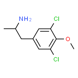 ChemSpider 2D Image | 1-(3,5-Dichloro-4-methoxyphenyl)-2-propanamine | C10H13Cl2NO