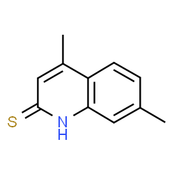 ChemSpider 2D Image | 4,7-dimethylquinoline-2-thiol | C11H11NS