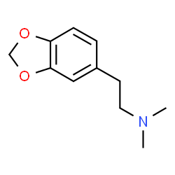 ChemSpider 2D Image | N,N-Dimethyl-1,3-benzodioxole-5-ethanamine | C11H15NO2