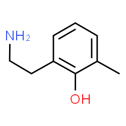 ChemSpider 2D Image | 2-(2-Aminoethyl)-6-methylphenol | C9H13NO