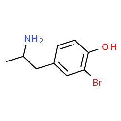 ChemSpider 2D Image | 4-(2-Aminopropyl)-2-bromophenol | C9H12BrNO