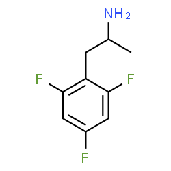 ChemSpider 2D Image | 1-(2,4,6-Trifluorophenyl)-2-propanamine | C9H10F3N