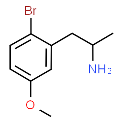 ChemSpider 2D Image | 1-(2-Bromo-5-methoxyphenyl)-2-propanamine | C10H14BrNO