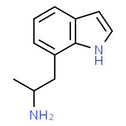 ChemSpider 2D Image | 1-(1H-Indol-7-yl)-2-propanamine | C11H14N2