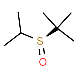 ChemSpider 2D Image | 2-[(S)-Isopropylsulfinyl]-2-methylpropane | C7H16OS