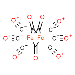 ChemSpider 2D Image | Tris[mu-(oxomethylene)]diiron - carbon monooxide (1:6) | C9Fe2O9