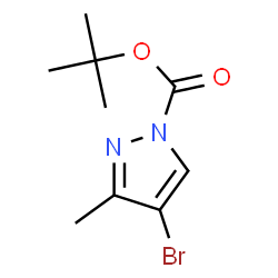 ChemSpider 2D Image | tert-Butyl 4-bromo-3-methyl-1H-pyrazole-1-carboxylate | C9H13BrN2O2