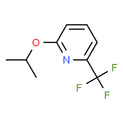 ChemSpider 2D Image | 2-Isopropoxy-6-(trifluoromethyl)pyridine | C9H10F3NO