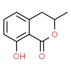 ChemSpider 2D Image | (.+/-.)-Mellein | C10H10O3