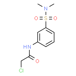 ChemSpider 2D Image | 2-Chloro-N-(3-dimethylsulfamoyl-phenyl)-acetamide | C10H13ClN2O3S