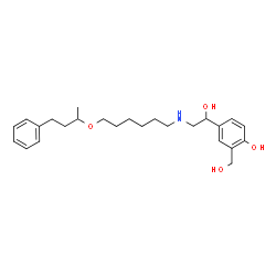 ChemSpider 2D Image | DES(PHENYLBUTOXY)(1-METHYL-3-PHENYL)PROPOXY SALMETEROL | C25H37NO4