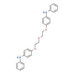ChemSpider 2D Image | 4,4'-[Oxybis(2,1-ethanediyloxy)]bis(N-phenylaniline) | C28H28N2O3