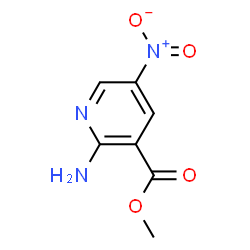 ChemSpider 2D Image | 2-amino-5-nitronicotinic acid methyl ester | C7H7N3O4