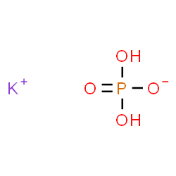 ChemSpider 2D Image | Potassium dihydrogen phosphate | H2KO4P