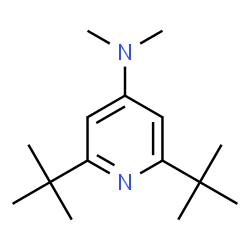 ChemSpider 2D Image | N,N-Dimethyl-2,6-bis(2-methyl-2-propanyl)-4-pyridinamine | C15H26N2