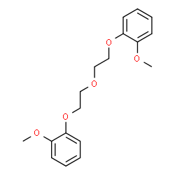 ChemSpider 2D Image | 1,1'-[Oxybis(2,1-ethanediyloxy)]bis(2-methoxybenzene) | C18H22O5