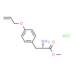ChemSpider 2D Image | O-ALLYL-L-TYROSINE METHYL-ESTER HYDROCHLORIDE | C13H18ClNO3