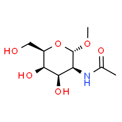 ChemSpider 2D Image | Methyl 2-acetamido-2-deoxy-alpha-D-talopyranoside | C9H17NO6