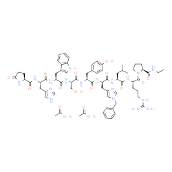 ChemSpider 2D Image | Histrelin acetate | C70H94N18O16