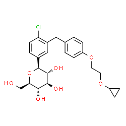 ChemSpider 2D Image | bexagliflozin | C24H29ClO7