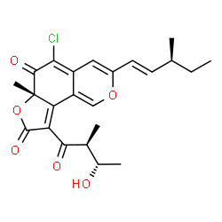 ChemSpider 2D Image | 5'-epichaetoviridin A | C23H25ClO6