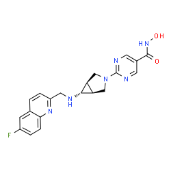 ChemSpider 2D Image | CHR-3996 | C20H19FN6O2